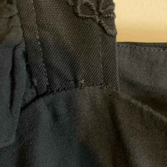 Vintage Betsey Johnson Black Embroidered Dress - Picture 6 of 6